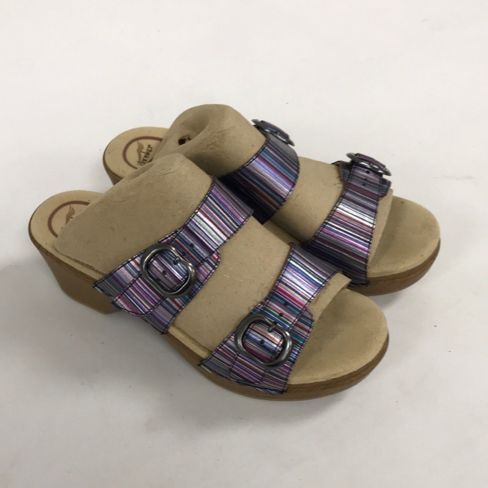 Dansko Tanya Slip On Wedge Sandal for Women size 7.5 US